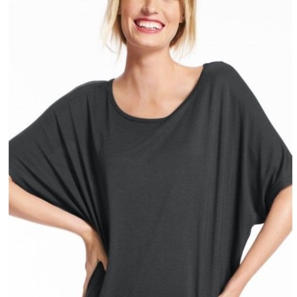 CAbi Tops - CAbi #495 Oversized Edge Tee Slouchy Shirt Top Steel Gray